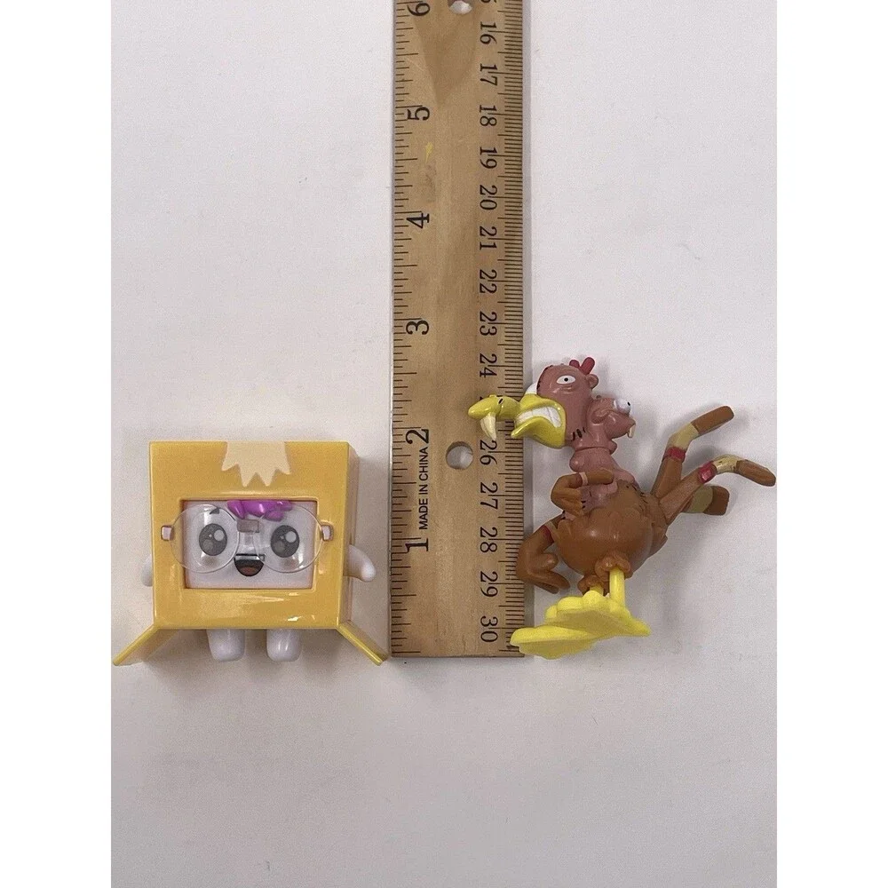 Lankybox‎ Justin Boxy & FGTeeV Gurkey Turkey Figures, Mini Figure Lot of 2